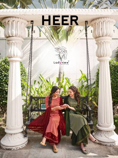 Heer By Ladyview Embroidered Readymade Salwar Suit Collection